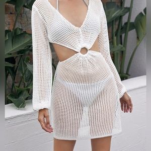 SHEINBAE dress  coverup black